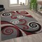 Flash Furniture Red 6' x 9' Distressed Abstract Area Rug OKR-RG1100-69-RD-GG - alternate 5